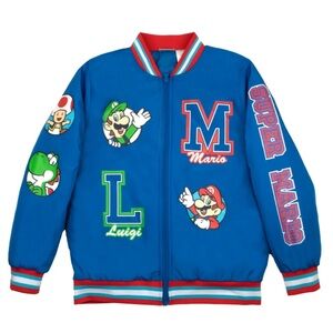 Super Mario Bomber Jacket NWT